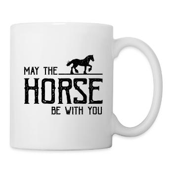 Conception Clydesdale pour clydesdale Riders - Mug blanc - blanc - Droite