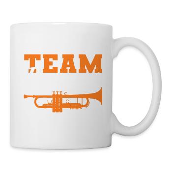 Team Trumpet Orchestra Member Gift - Mug - white - Right