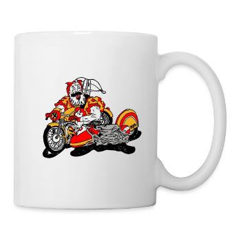 Moto, Wiltsch, Cool, Cheeky, Suisse - Mug blanc - blanc - Droite