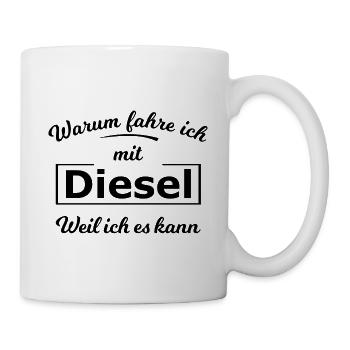 Der Verbrenner Fan - Tasse - Weiß - Rechts