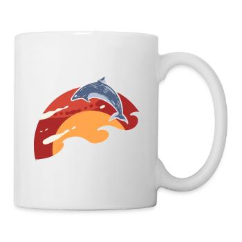 Welcome Sunrise Marine Mammal Gesche - Mug - white - Right