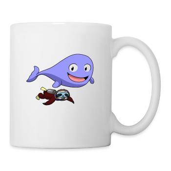 Scuba Diving Sloth Lazy Animal Diving I Gift - Mug - white - Right