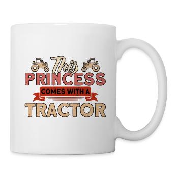 Traktor Viehzüchter Landwirt Geschenk - Tasse - Weiß - Rechts