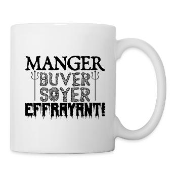 cadeau Halloween humour | Costume Halloween !! - Mug blanc - blanc - Droite