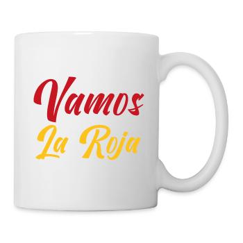 Vamos La Roja - idée cadeau supporter foot espagne - Mug blanc - blanc - Droite