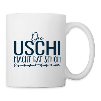 uschi - Tasse - Weiß - Rechts