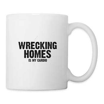 House demolition and house renovation - Mug - white - Right