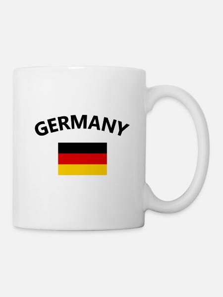 Deutschland Fan - Tasse - Weiß