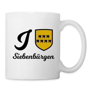 Ich liebe Siebenbürgen - Tasse - Weiß - Rechts