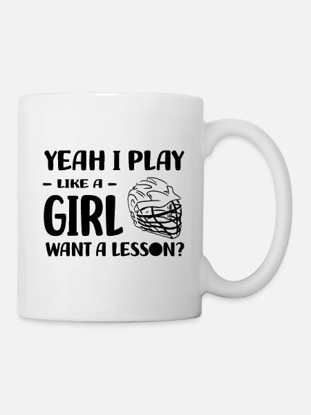 Lacrosse - Tasse - Weiß