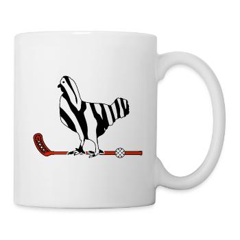Floorball floorball "Floorball-chick" - Mug - white - Right