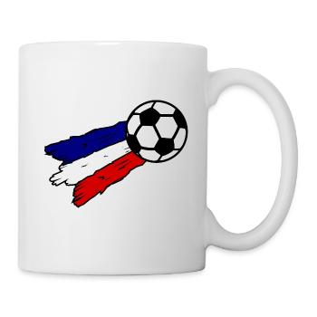 L’équipe de football Français - Mug blanc - blanc - Droite