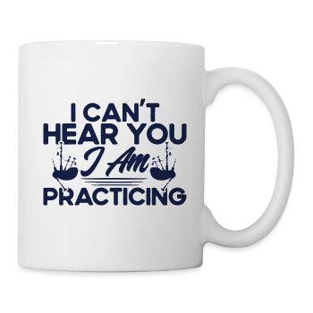 Bagpipe music Bagpipers Scottish bagpipes - Mug - white - Right