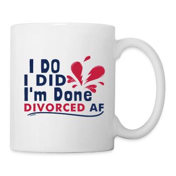 Funny Divorce - Mug - white - Right