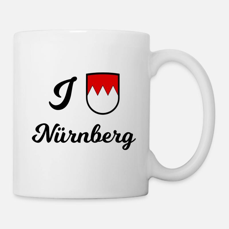 Die Nürnberger - Tasse - Weiß