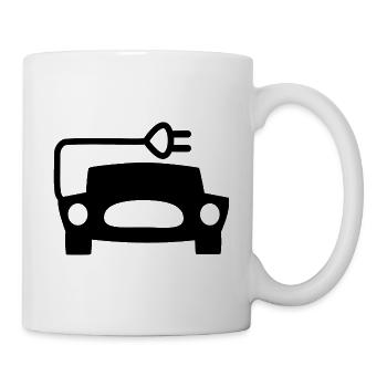 Electric cars - Mug - white - Right