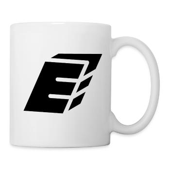 Lettre E du résumé - Mug blanc - blanc - Droite
