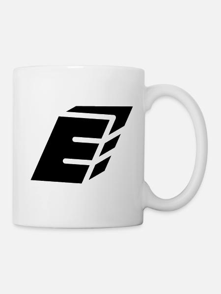 Lettre E du résumé - Mug blanc - blanc