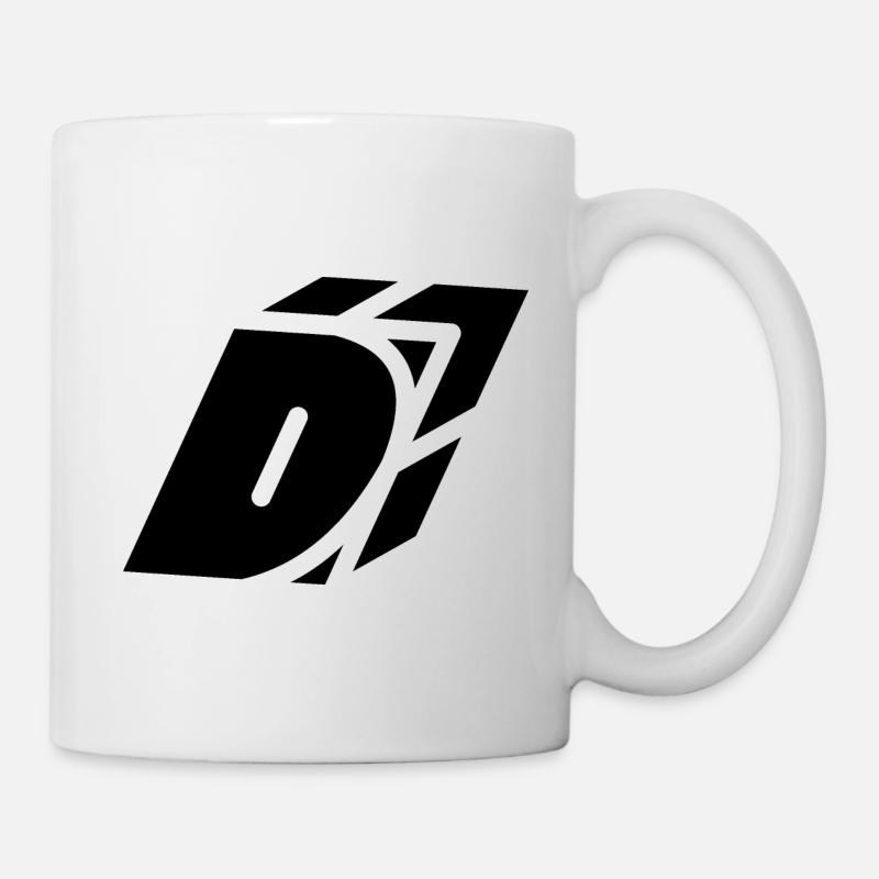 Lettre D du résumé - Mug blanc - blanc