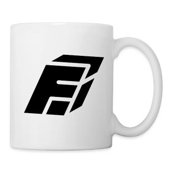 Abstract F Brief - Tasse - Weiß - Rechts