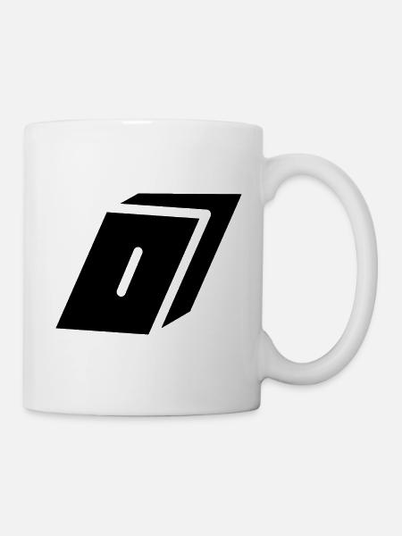 Abstract O letter - Mug - white