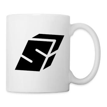Abstract S letter - Mug - white - Right