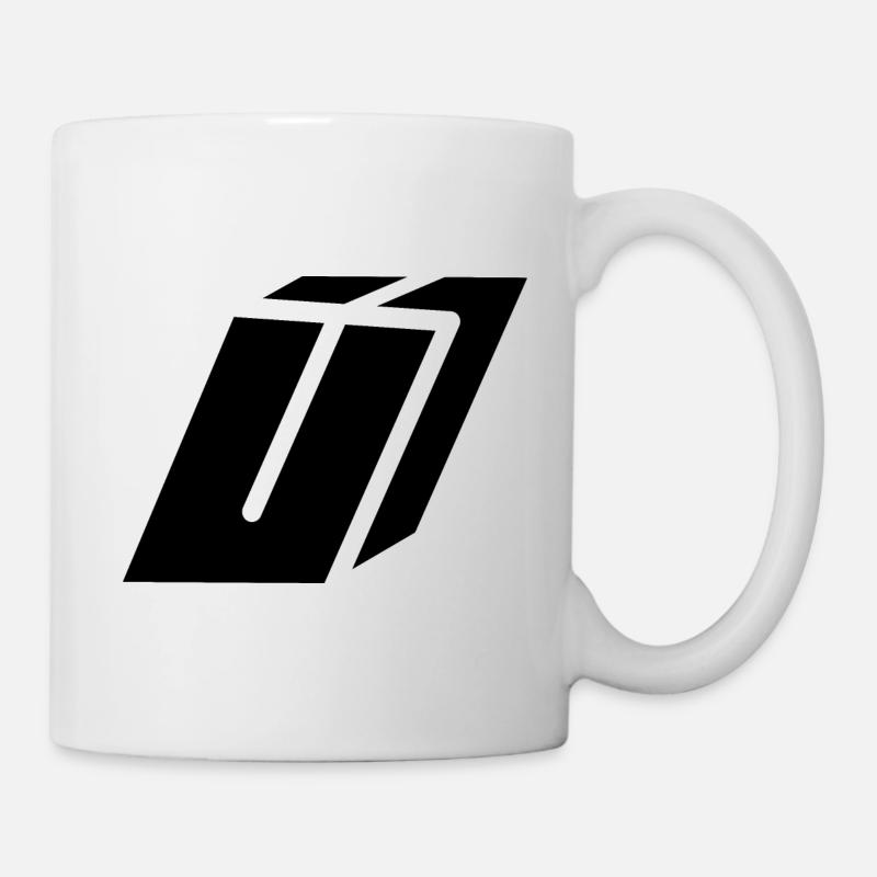Abstract U-Brief - Tasse - Weiß