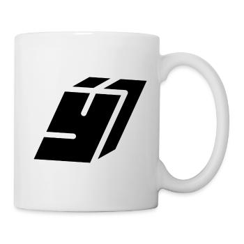 Lettre du résumé Y - Mug blanc - blanc - Droite