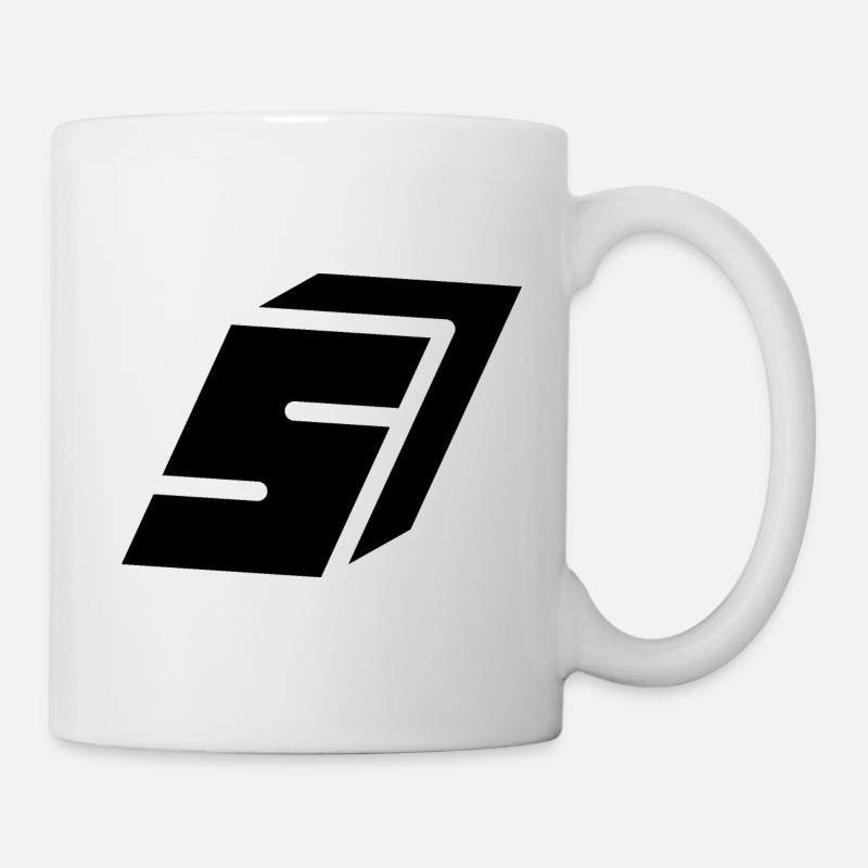 Abstract Nummer 5 - Tasse - Weiß