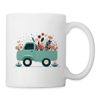 Ramasser une fleur 2 - Mug blanc - blanc - Droite