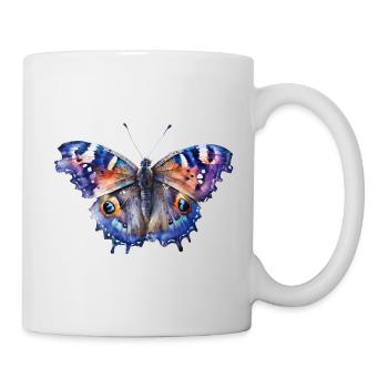 Beau papillon - Mug blanc - blanc - Droite