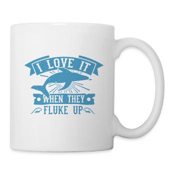 Rorqual bleu pour béluga et mammifères marins - Mug blanc - blanc - Droite