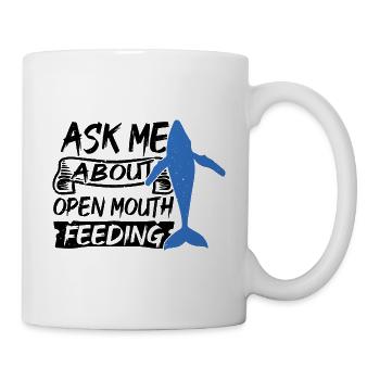 Orca Beobachtung für Buckelwale und Meerwale - Tasse - Weiß - Rechts