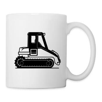 bulldozer - Mug - white - Right