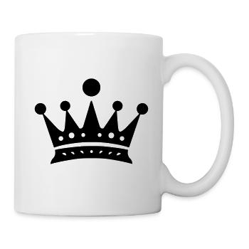 Couronne - Mug blanc - blanc - Droite