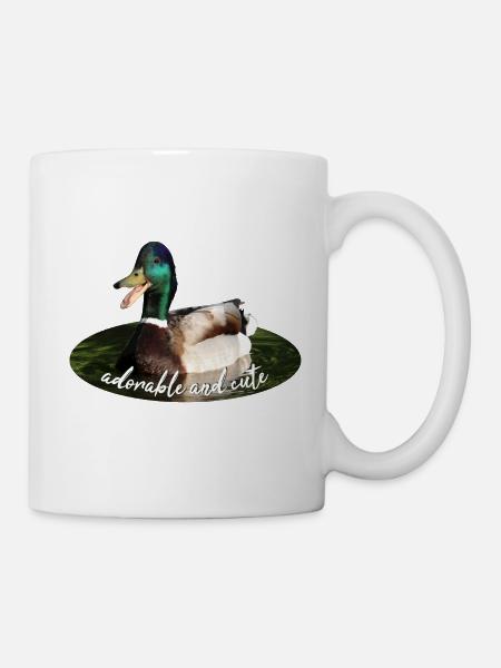 Canard colvert - Mug blanc - blanc