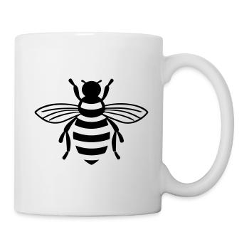 Biene - Tasse - Weiß - Rechts