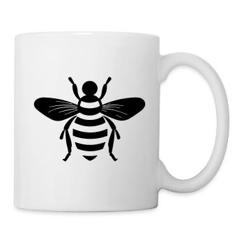 Biene - Tasse - Weiß - Rechts