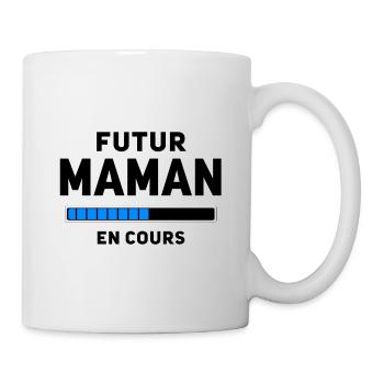 Futur Maman en cours - Mug blanc - blanc - Droite