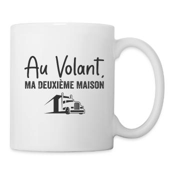 Au Volant, Ma Deuxième Maison - Mug blanc - blanc - Droite