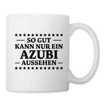 Azubi Spruch Lehrling Job Lustiges Azubi Geschenk - Tasse - Weiß - Rechts