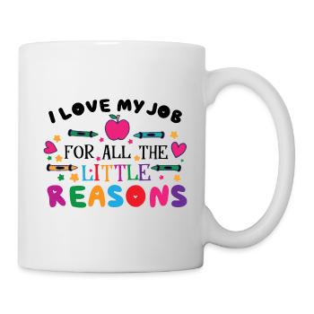 Cute Teacher Teaching - Mug - white - Right