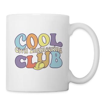Cool Civil Engineering Club Engineer Builder - Mug - white - Right