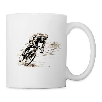 Tenue de vélo pour cyclistes Vélo de route - Mug blanc - blanc - Droite
