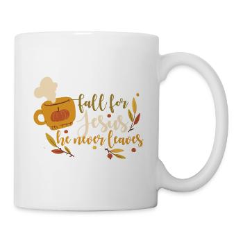 Tomber amoureux de Jésus Bible religieuse chrétienne croyante - Mug blanc - blanc - Droite