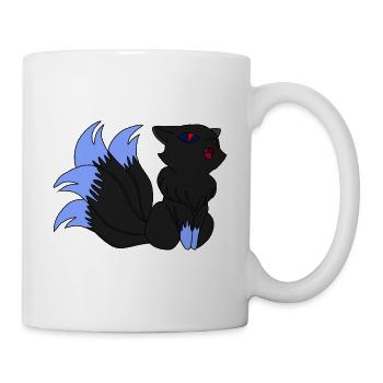 Dark Kitsune / Geschenkidee - Tasse - Weiß - Rechts