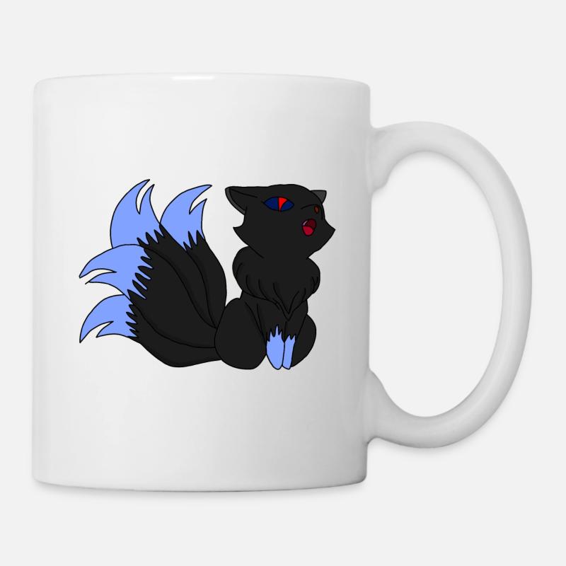 Dark Kitsune / Gift Idea - Mug - white
