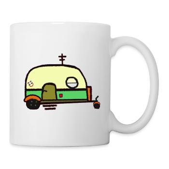 Caravane Camping-car Caravane Vacances Camping Tour - Mug blanc - blanc - Droite