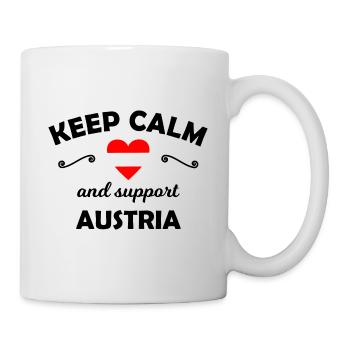 Les fans d’Autriche - Mug blanc - blanc - Droite