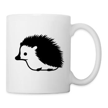 Hérisson - Mug blanc - blanc - Droite